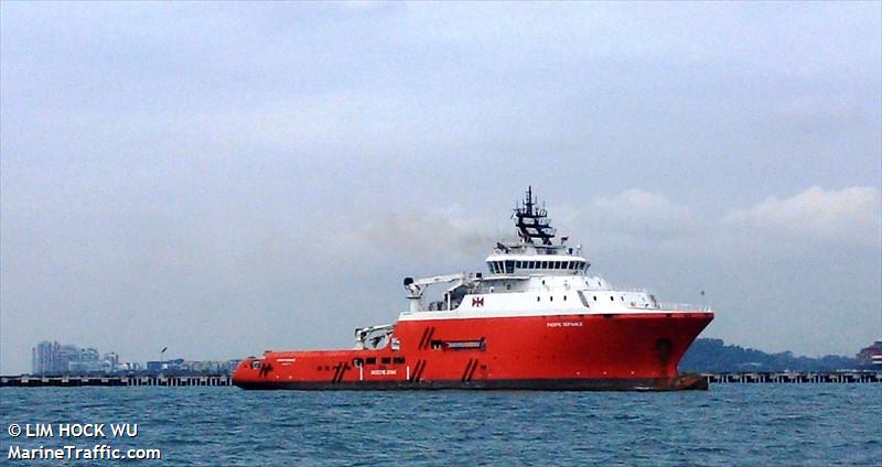 pacific defiance (Offshore Tug/Supply Ship) - IMO 9456197, MMSI 525006290, Call Sign JZZT under the flag of Indonesia