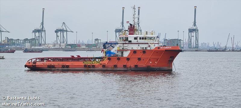 sk canopus (Offshore Tug/Supply Ship) - IMO 9697765, MMSI 525018424, Call Sign YCMB under the flag of Indonesia