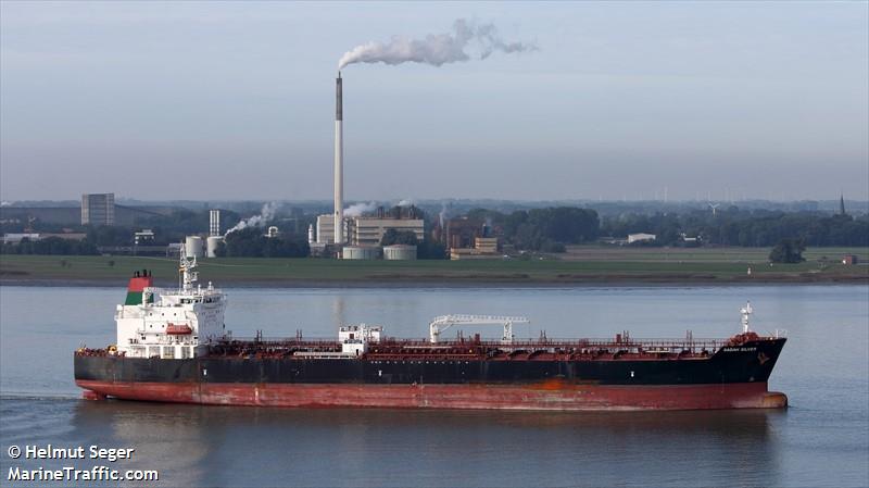 sadah silver (Chemical/Oil Products Tanker) - IMO 9718820, MMSI 538006506, Call Sign V7NT8 under the flag of Marshall Islands