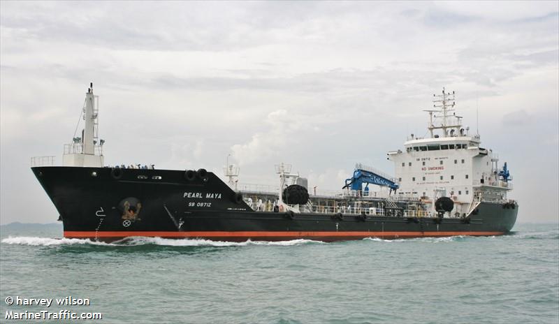 pearl maya (Bunkering Tanker) - IMO 9825075, MMSI 563066100, Call Sign 9V5724 under the flag of Singapore