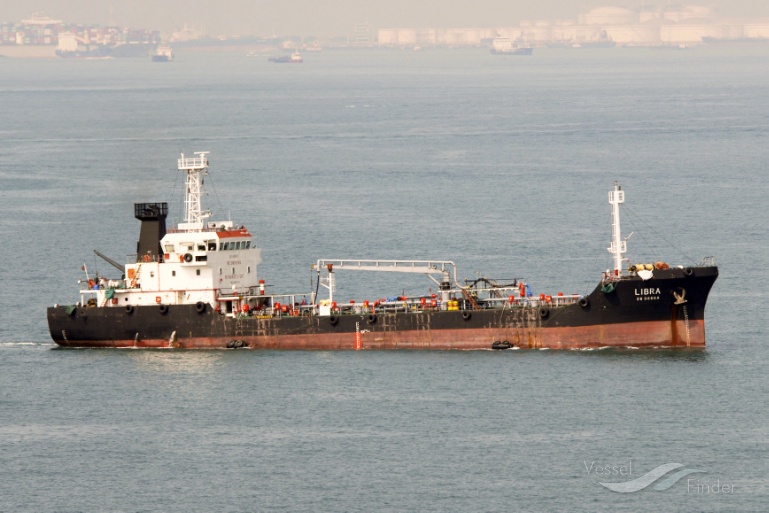 libra (Oil Products Tanker) - IMO 9568744, MMSI 565553000, Call Sign 9V8288 under the flag of Singapore