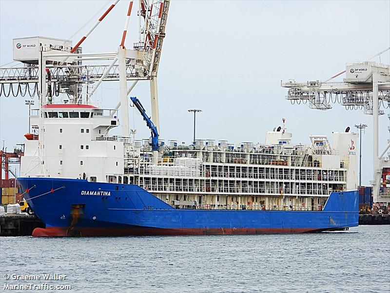 diamantina (Livestock Carrier) - IMO 9144469, MMSI 566468000, Call Sign 9V9973 under the flag of Singapore