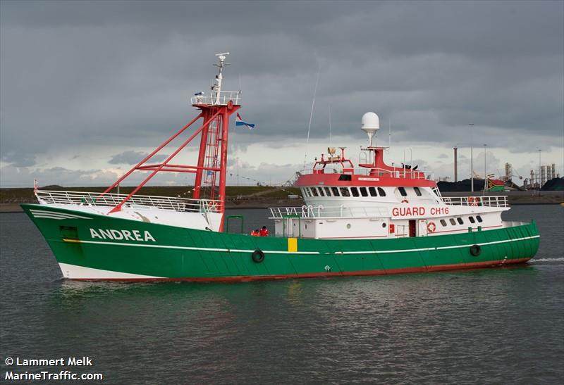 andrea (Standby Safety Vessel) - IMO 8008187, MMSI 577173000, Call Sign YJTK5 under the flag of Vanuatu
