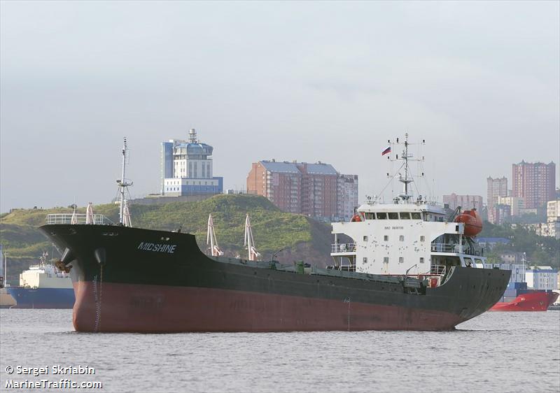midshine (General Cargo Ship) - IMO 8690198, MMSI 667001964, Call Sign 9LU2767 under the flag of Sierra Leone