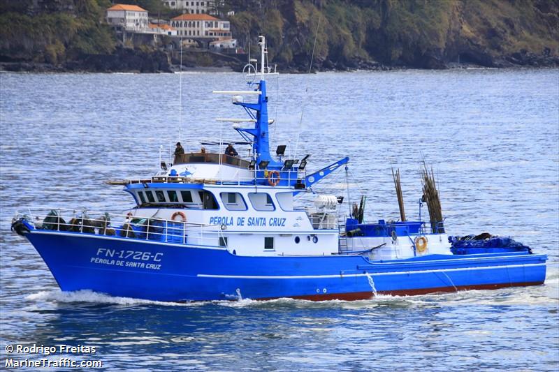 perola santa cruz (Fishing vessel) - IMO , MMSI 204824000, Call Sign CUTV under the flag of Azores