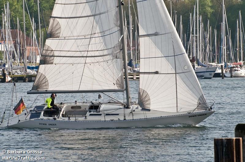 down under (Pleasure craft) - IMO , MMSI 211564570, Call Sign DF5272 under the flag of Germany