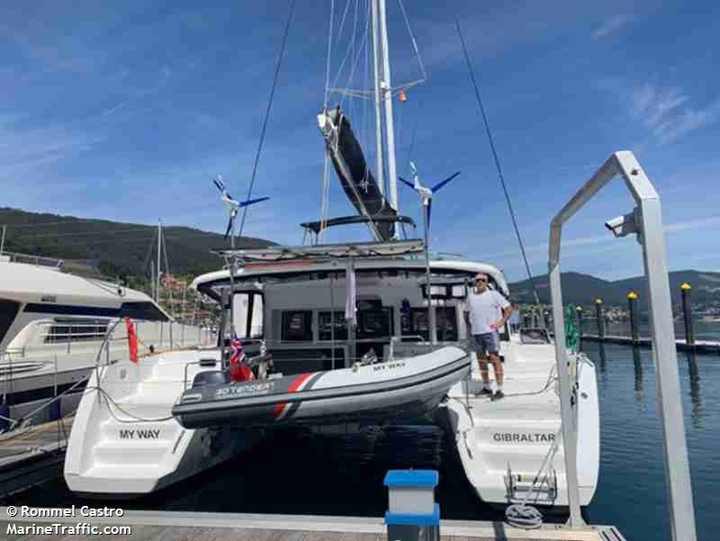 my way (Sailing vessel) - IMO , MMSI 236112502, Call Sign ZDRC5 under the flag of Gibraltar