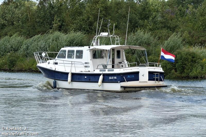 aegir (Pleasure craft) - IMO , MMSI 244030826, Call Sign PC9937 under the flag of Netherlands
