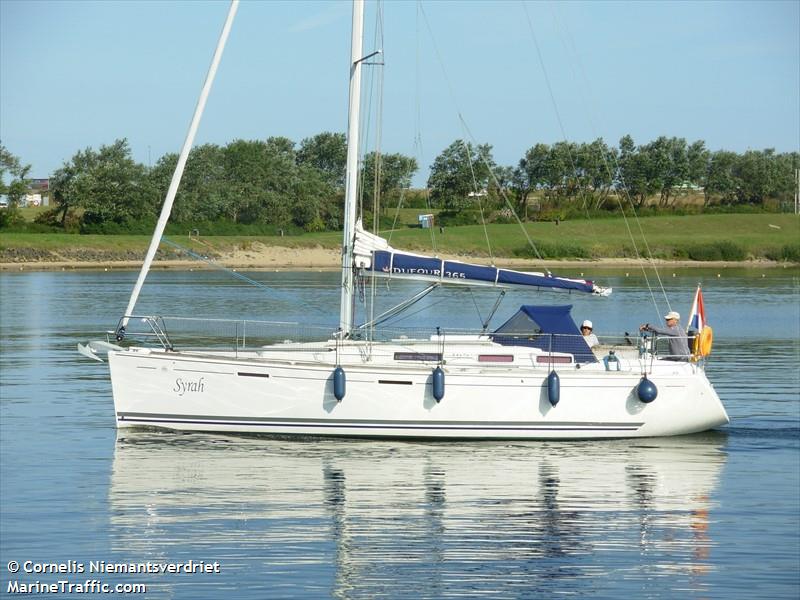 syrah (Pleasure craft) - IMO , MMSI 244700167 under the flag of Netherlands