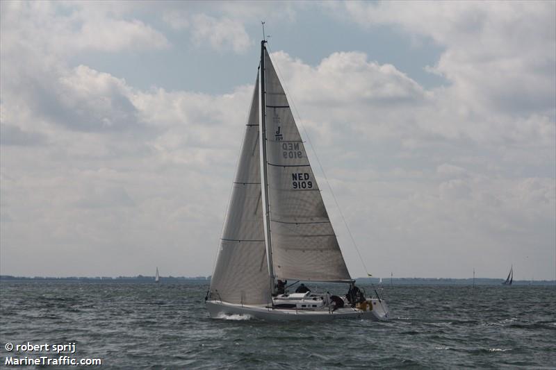 everlong (Sailing vessel) - IMO , MMSI 244860496, Call Sign PC3896 under the flag of Netherlands