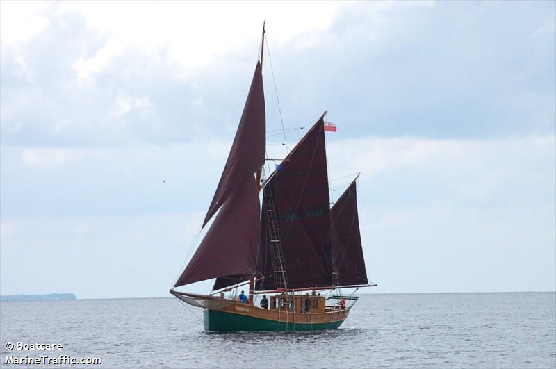 olander (Sailing vessel) - IMO , MMSI 261017350, Call Sign SPS2831 under the flag of Poland