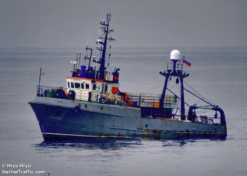 agat (Fishing vessel) - IMO , MMSI 273421750, Call Sign UBVE under the flag of Russia
