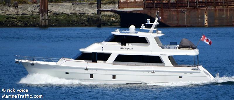 steadfast (Pleasure craft) - IMO , MMSI 316010332 under the flag of Canada
