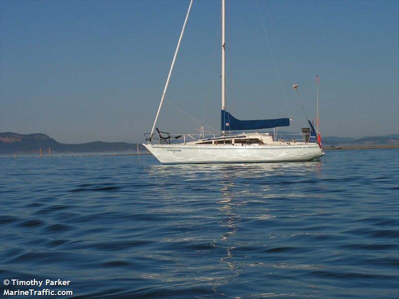 miranda ii (Sailing vessel) - IMO , MMSI 316011319 under the flag of Canada