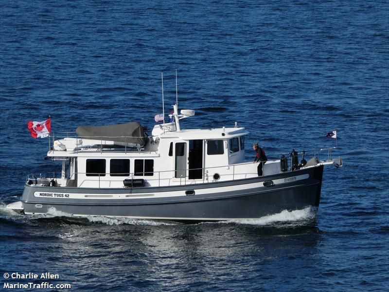 nordic mist (Pleasure craft) - IMO , MMSI 316024208 under the flag of Canada