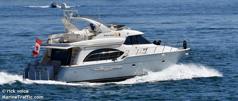hakuna matata (Pleasure craft) - IMO , MMSI 316026173 under the flag of Canada