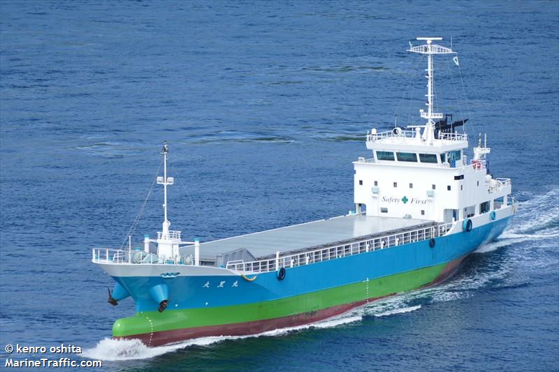 daikoku maru (Cargo ship) - IMO , MMSI 431004995, Call Sign JD3607 under the flag of Japan