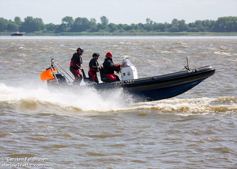 mv8 (Law enforcment) - IMO , MMSI 211634080, Call Sign DD6288 under the flag of Germany