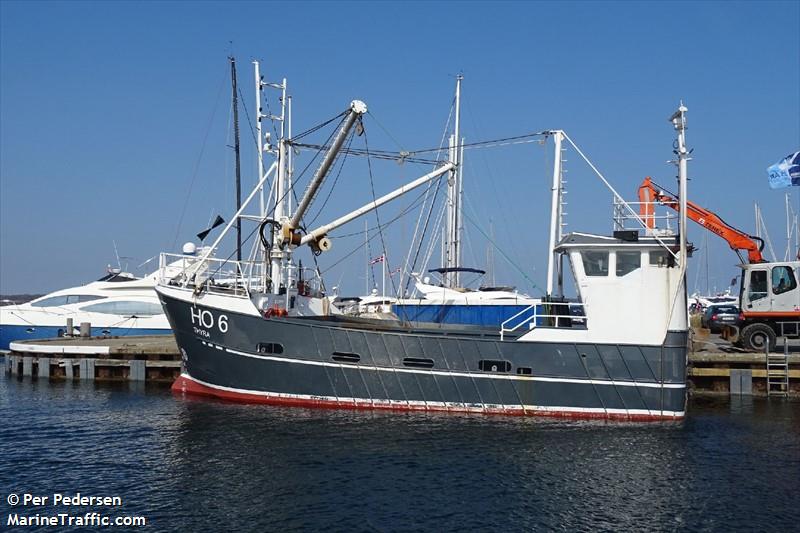 thyra (Fishing vessel) - IMO , MMSI 219025739, Call Sign XPH4512 under the flag of Denmark