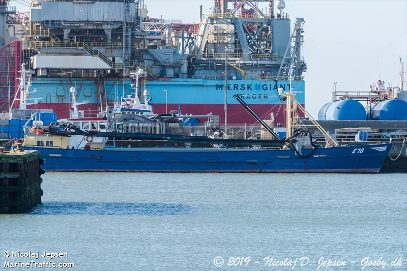wilhelmina (Unknown) - IMO , MMSI 219381000, Call Sign OUSS under the flag of Denmark