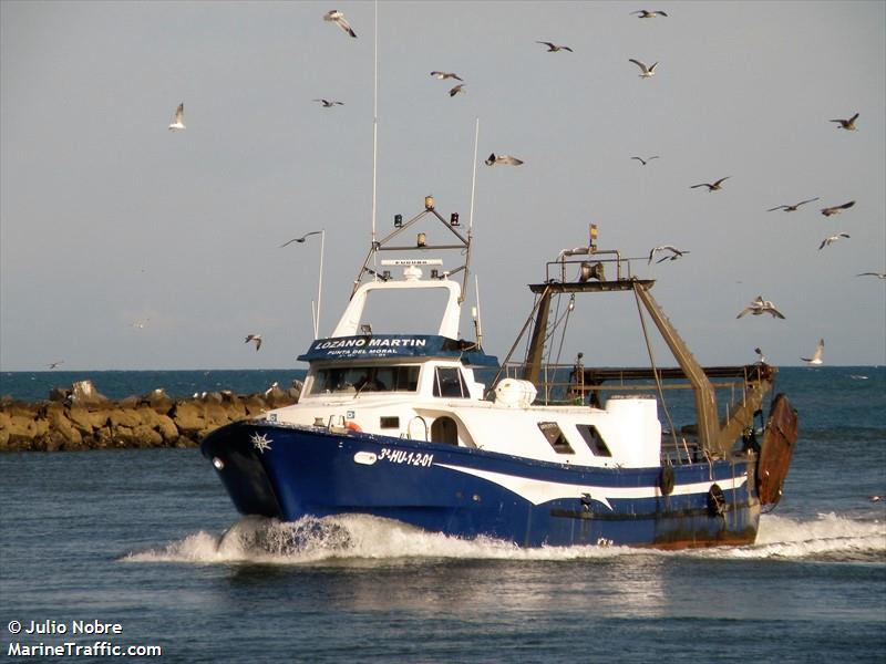 lozano martin (Fishing vessel) - IMO , MMSI 224011540, Call Sign EA2400 under the flag of Spain