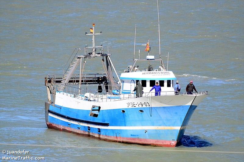 hermanos bombo (Fishing vessel) - IMO , MMSI 224077380, Call Sign EA3117 under the flag of Spain