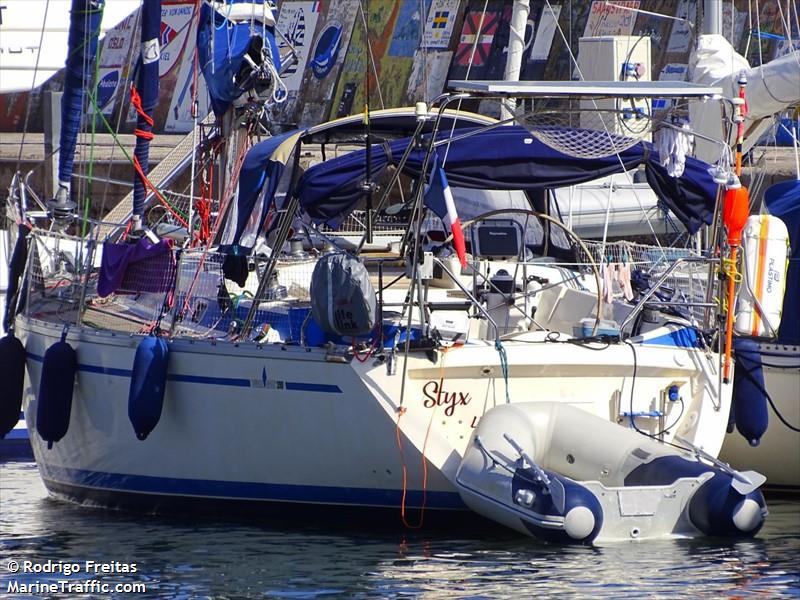 styx (Sailing vessel) - IMO , MMSI 227174150, Call Sign FAA9619 under the flag of France
