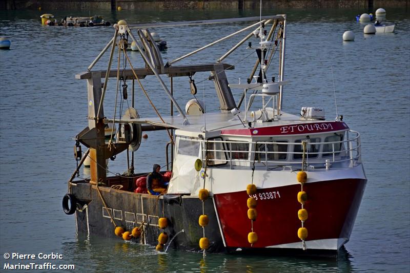 fv etourdi (Fishing vessel) - IMO , MMSI 227824450, Call Sign FAE9071 under the flag of France