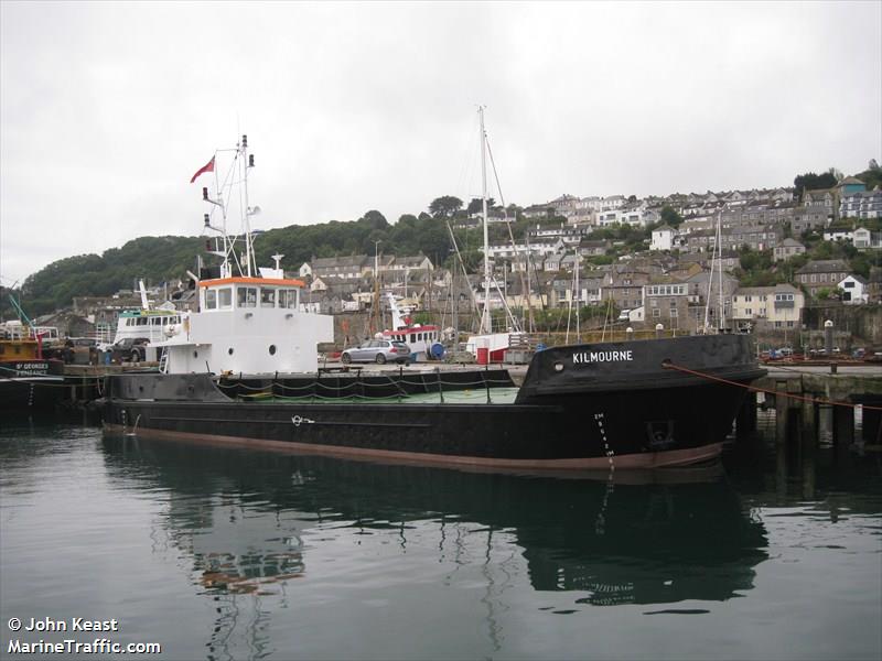 kilmourne (Dredging or UW ops) - IMO , MMSI 235006001, Call Sign MFXR8 under the flag of United Kingdom (UK)