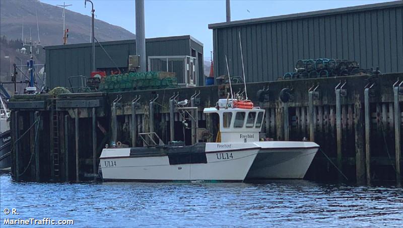 freebird ul14 (-) - IMO , MMSI 235067678 under the flag of United Kingdom (UK)