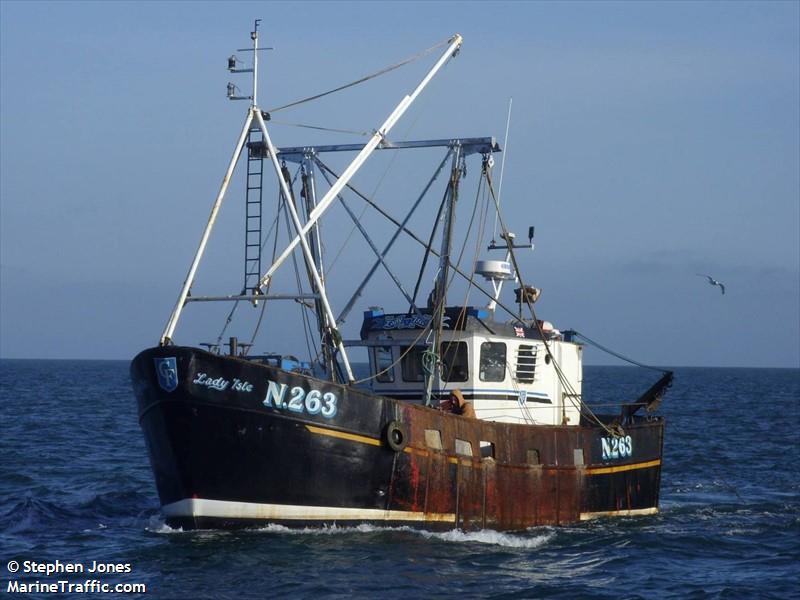 lady isle (Fishing vessel) - IMO , MMSI 235076069 under the flag of United Kingdom (UK)