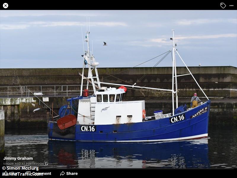 aspire 2 (Fishing vessel) - IMO , MMSI 235089928, Call Sign VSPQ9 under the flag of United Kingdom (UK)