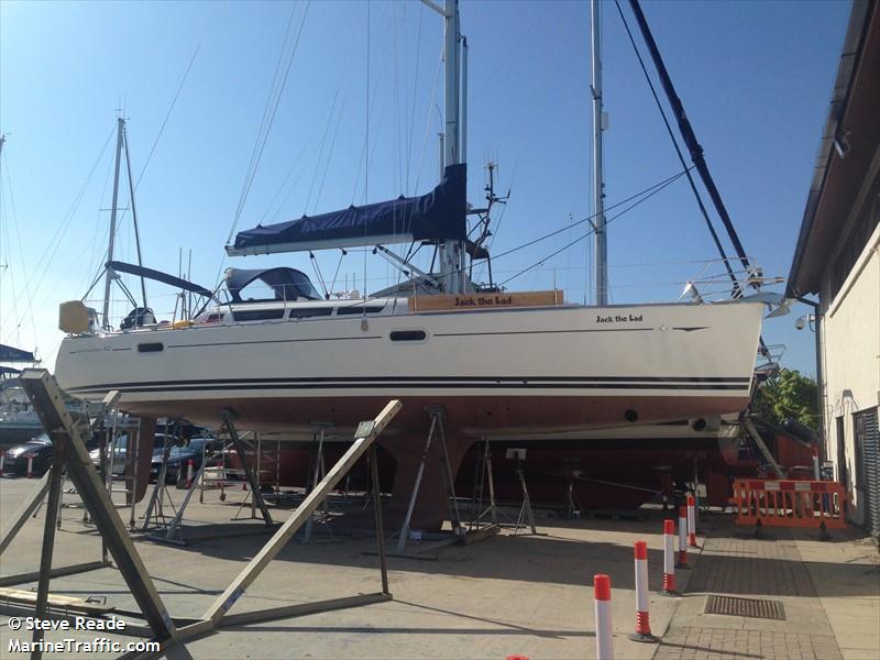 jack the lad (Sailing vessel) - IMO , MMSI 235105539, Call Sign 2HPK5 under the flag of United Kingdom (UK)