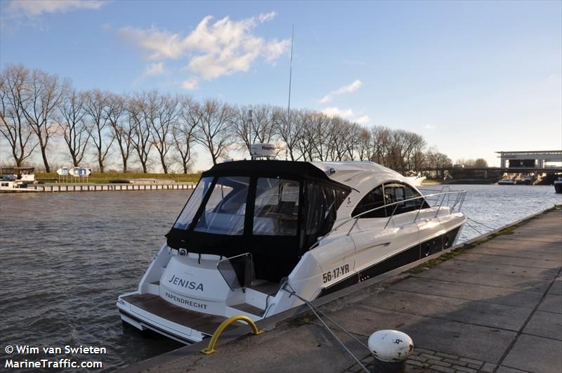 jenisa (Pleasure craft) - IMO , MMSI 244026123, Call Sign PH2310 under the flag of Netherlands