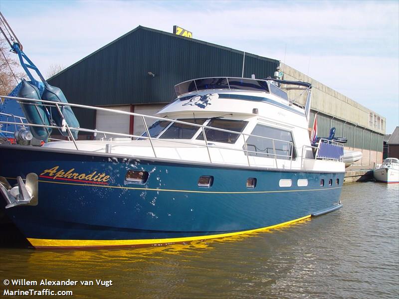 aphrodite (Pleasure craft) - IMO , MMSI 244770105, Call Sign PD6059 under the flag of Netherlands
