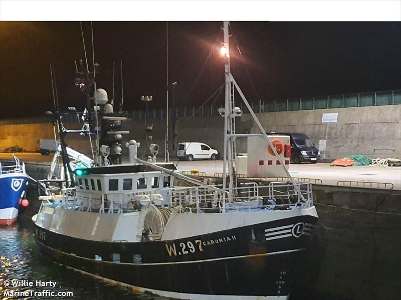 caronia ii (Fishing Vessel) - IMO 8006440, MMSI 250273000, Call Sign EI3443 under the flag of Ireland