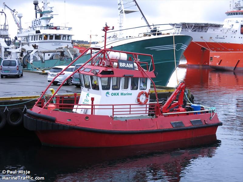 bram (Towing vessel) - IMO , MMSI 257355800, Call Sign LK3253 under the flag of Norway