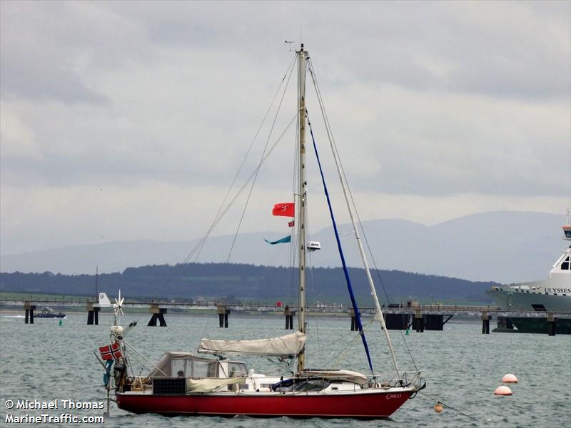 chilli (Sailing vessel) - IMO , MMSI 257767570, Call Sign LJ4859 under the flag of Norway