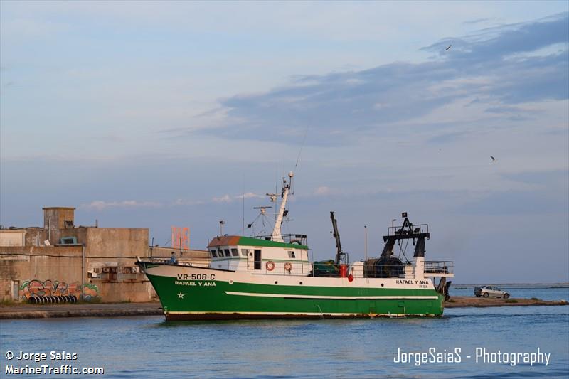 rafael y ana (-) - IMO , MMSI 263408470, Call Sign CURH5 under the flag of Portugal