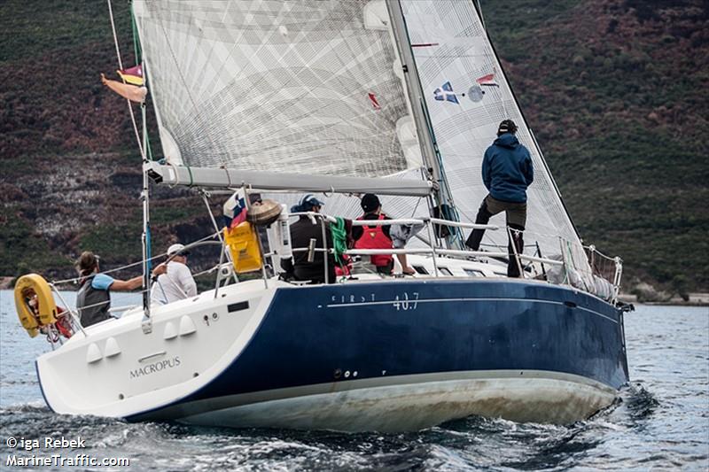 macropus (Sailing vessel) - IMO , MMSI 278899000, Call Sign S5Z2072 under the flag of Slovenia