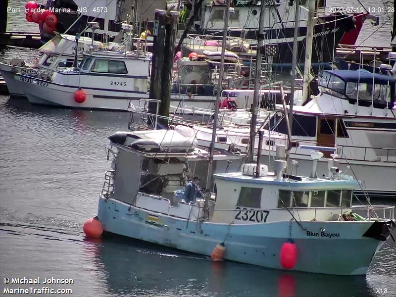 blue bayou (Fishing vessel) - IMO , MMSI 316011878 under the flag of Canada