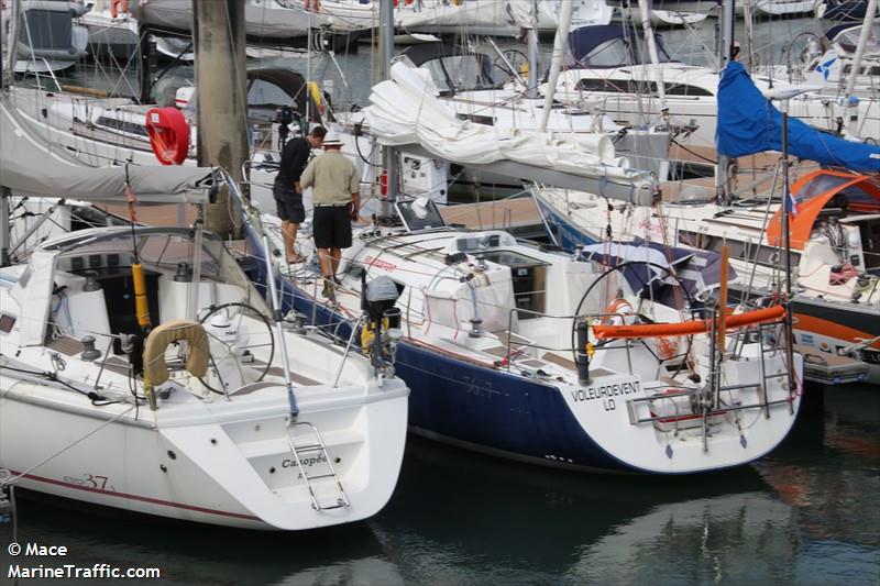 voleurdevent (Pleasure craft) - IMO , MMSI 227267470, Call Sign FAC2651 under the flag of France