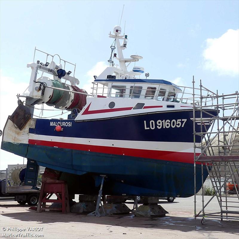 malourosi (Fishing vessel) - IMO , MMSI 227589870, Call Sign FGD7770 under the flag of France