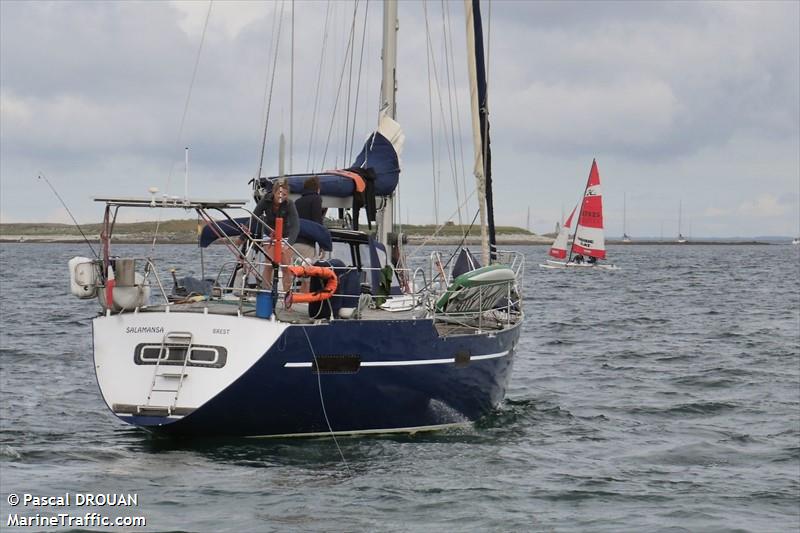 salamansa (Sailing vessel) - IMO , MMSI 227697490, Call Sign FO4954 under the flag of France