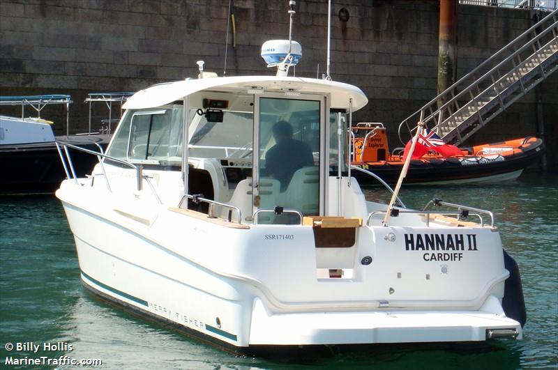 hannah 11 (Pleasure craft) - IMO , MMSI 232015981, Call Sign MDFV4 under the flag of United Kingdom (UK)
