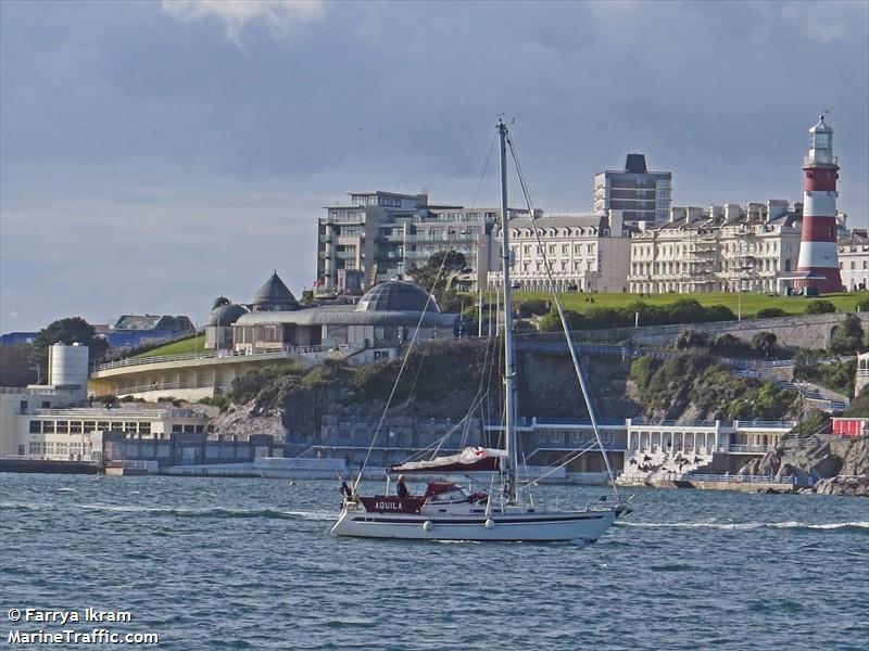 aquila (Sailing vessel) - IMO , MMSI 232019789, Call Sign MYRO9 under the flag of United Kingdom (UK)