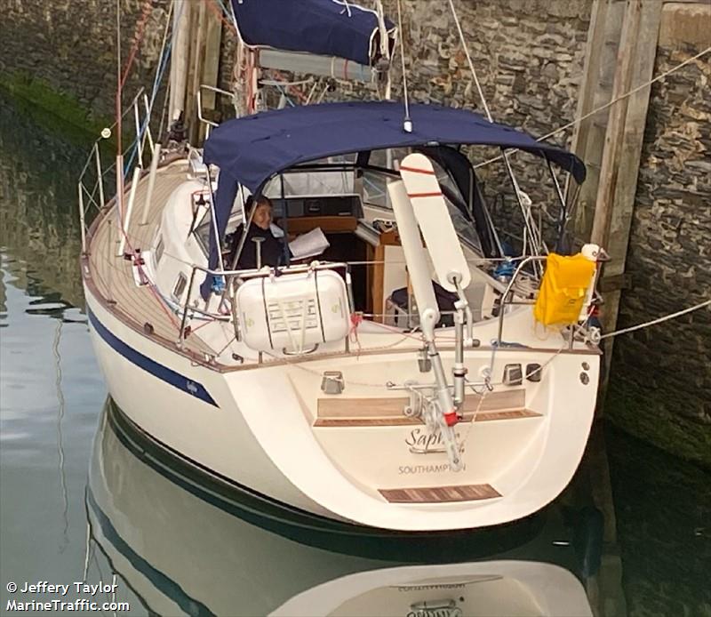 saphir (Pleasure craft) - IMO , MMSI 232027067, Call Sign MHCG9 under the flag of United Kingdom (UK)
