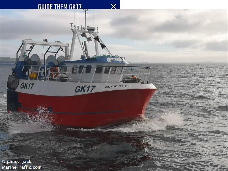 guide them gk17 (Fishing vessel) - IMO , MMSI 232029134, Call Sign MHWV4 under the flag of United Kingdom (UK)