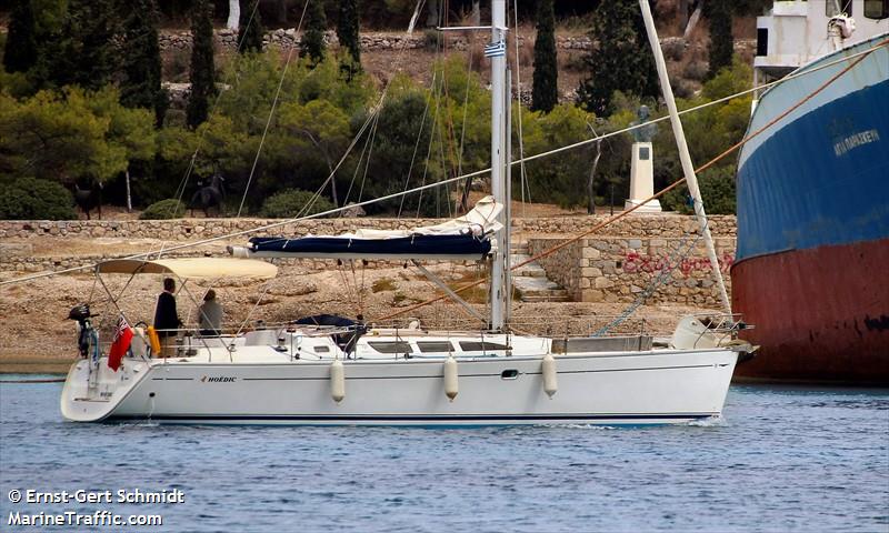 hoedic (Sailing vessel) - IMO , MMSI 235004949, Call Sign VSVS7 under the flag of United Kingdom (UK)