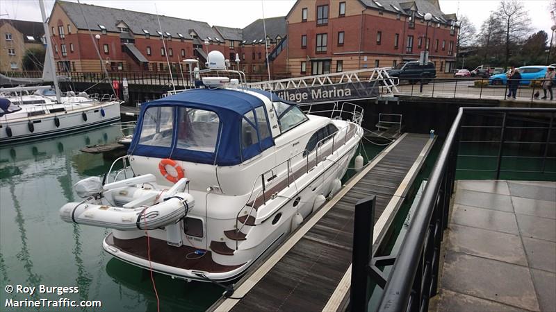 erika (Pleasure craft) - IMO , MMSI 235030667, Call Sign MKLX4 under the flag of United Kingdom (UK)